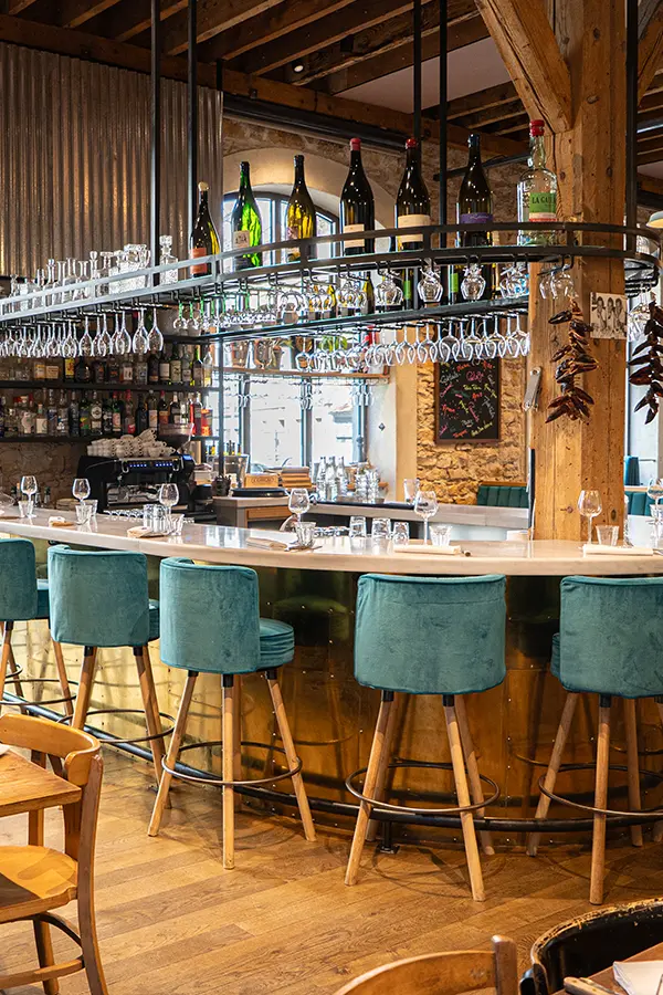 Le bar du restaurant Roliko